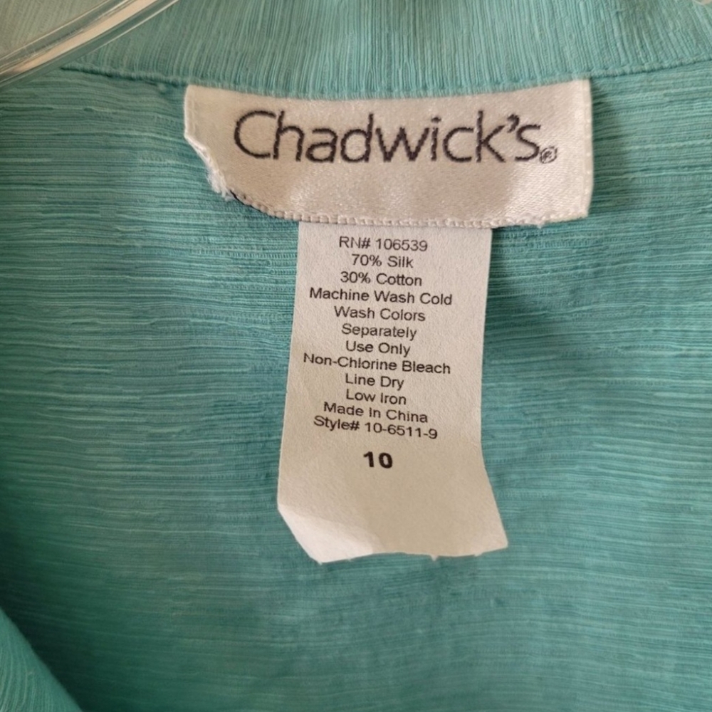 BUY 2 get 1 FREE (SEE DETAILS), Chadwick's Shrug top- (313) - Picture 5 of 5